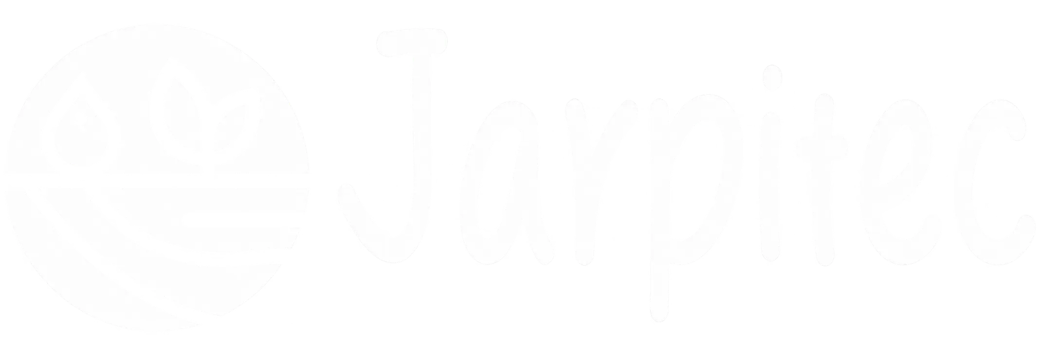 logo jarpitec en blanco